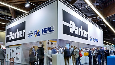 Parker RACE booth at Chillventa 2018